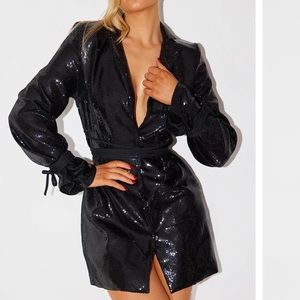 nwt Plt blazer dress sequins